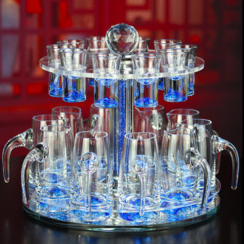 Mao Tai Cup Wine Set Crystal Glass Decanter 10ml Small Wine Glass Gift Box Wine Dispenser Patented Design