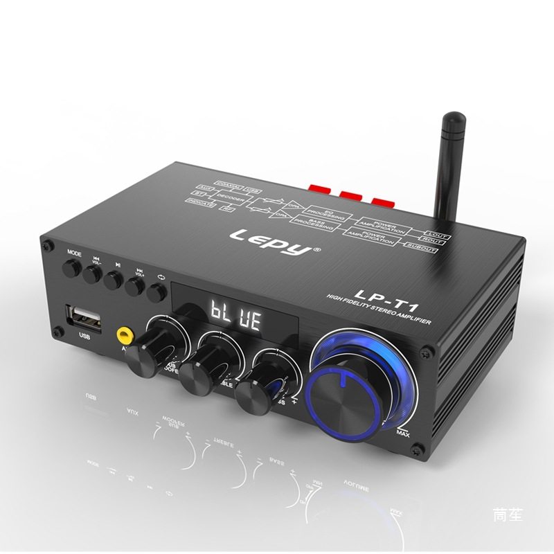 Lepy5.1 Bluetooth Digital Stereo Power Amplifier 2.1 Channel Coaxial USB Disk Lossless Playback Subwoofer t Other