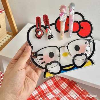 Creative Cartoon Glasses Frame Cute Cartoon Acrylic Desktop Ornaments Decorative Stand Eye Sunglasses Display Storage Rack