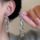 S925 серебряная игла с бриллиантовым бантом, цветочные серьги, женский дикий темперамент, высококачественные серьги, взрывные ювелирные изделия для ушей, оптовая продажа mini 16