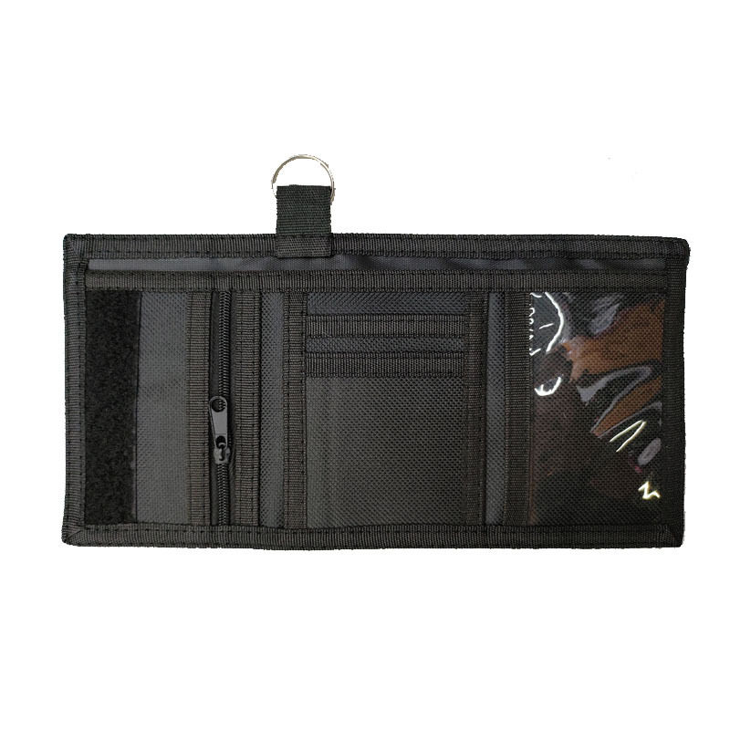 Denim Short Wallet Gift Cross-Border 70% off Student Wallet Folding Zipper Coin Purse in Stock Storage