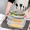 Wholesale kitchen fish plate household rectangular fish meat refrigerator storage box with lid sealed refrigerated box fish meat crisper
