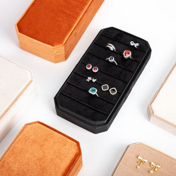 Large High-End Ring Display Tray, Earring and Ring Integrated Tray, Custom Logo Ring Tray, Jewelry Display Tray