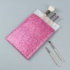 Express bag self-sealing bag rose gold laser film bubble bag self-sealing bag thickened foam bag set log o wholesale