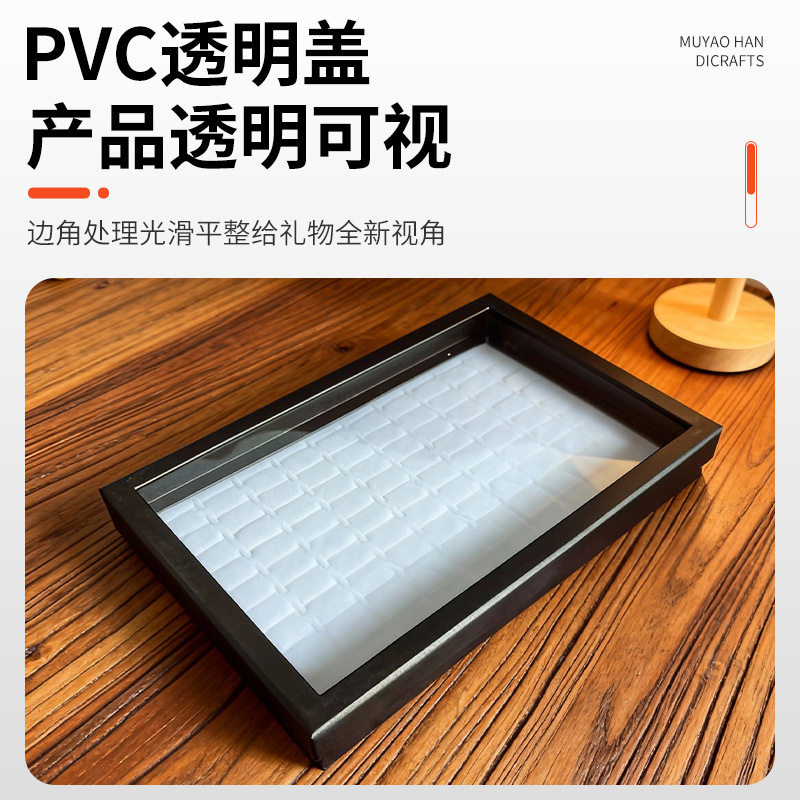 New in stock 100 hole ring box with cover window opening night market stall ring ear nail plate 100 ring display plate