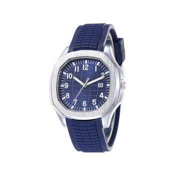 Cross-Border 2024Ap Grenade Style Sports and Leisure Watch Silicone Band Student Couple Quartz Calendar Large Dial