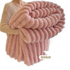 Rabbit Plush Winter Warm Blanket Plus Plush Blanket for Bed Nap Cover Coral Velvet Blanket Flannel Thin Blanket Bed Sheets