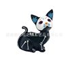 Cross-Border Direct Sales Halloween Resin Crafts Halloween Decorations Cute Little Flowers Cat and Dog Ornaments Death Festival Gifts