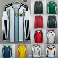 2026 Long-Sleeved Fan Version Football Jersey World Cup National Team Argentina Spain Germany Portugal Mexico
