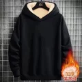 One-piece hooded lambswool