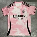 24-25 real madrid pink and white pre-game training uniform