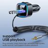 Car Bluetooth FM Charger with Audio Line Two-in-One Cross-Border E-Commerce Explosions AliExpress Amazon Car Express
