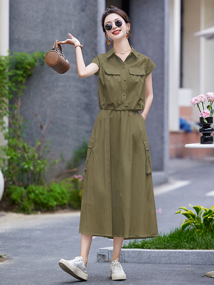 (Mới) Mã K3577 Giá 1680K: Váy Đầm Liền Thân Nữ Hatdi Cả Bộ 2 Món Hàng Mùa Hè Thời Trang Nữ Chất Liệu G05 Sản Phẩm Mới, (Miễn Phí Vận Chuyển Toàn Quốc).