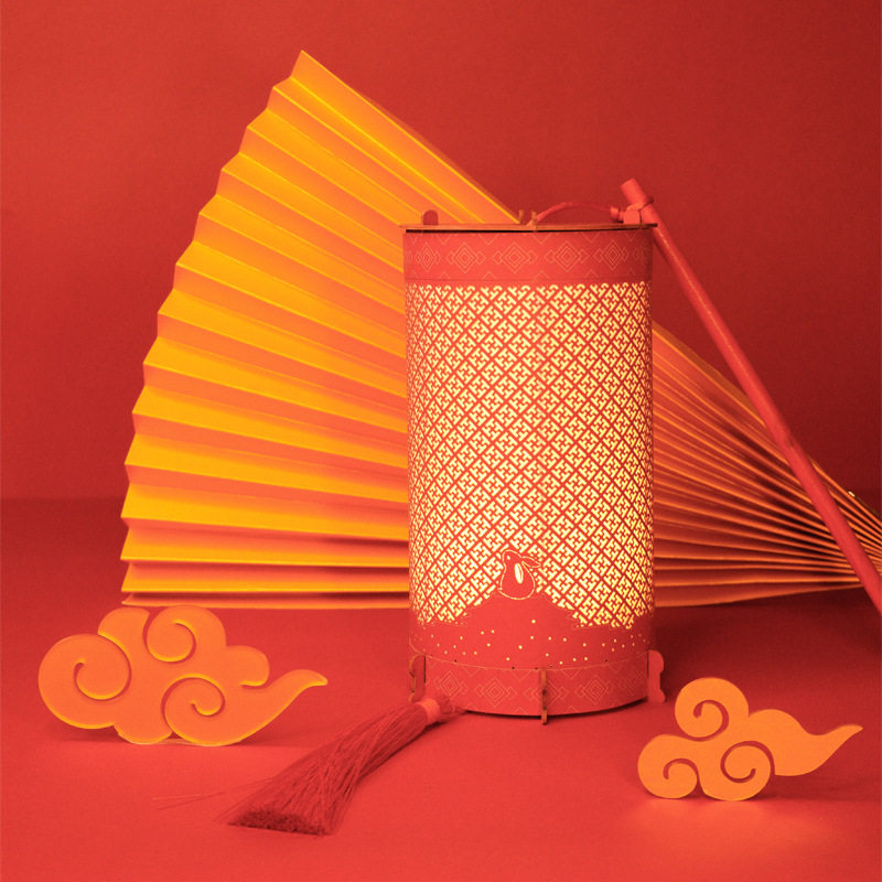 New Year Lights, Reunion, Spring Festival Gifts, Hanfu, Ancient Style Photo-Taking, DIY Handheld Lanterns, Creative Lanterns