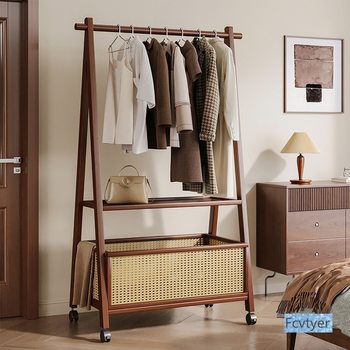 Miaola Clothes Storage Household Clothes Rack Simple Multi-Functional Vertical Room Coat Rack Storage Clothes Hanger
