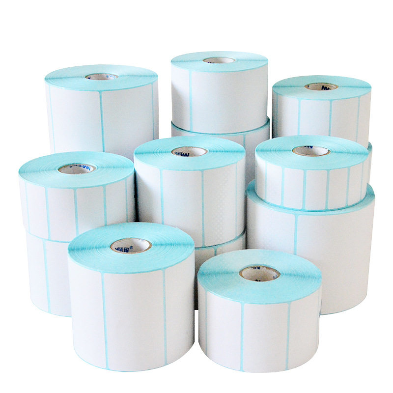 Three-proof thermal paper label 100*80 70 60 50 40 30 20 thermal adhesive printing label sticker