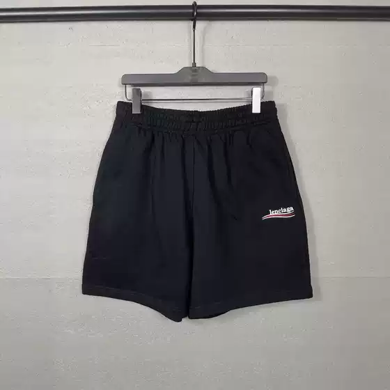 High Version Paris 2025 New Wave Flower Classic Logo Letter Embroider Drawstring Shorts Loose Five-Point Pants Summer