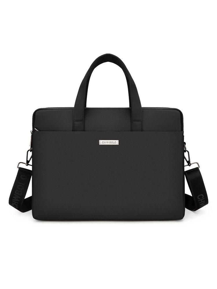 Paul Oxford Canvas Men's Large Capacity Horizontal Handbag Business Casual Information Computer Bag Briefcase for Men