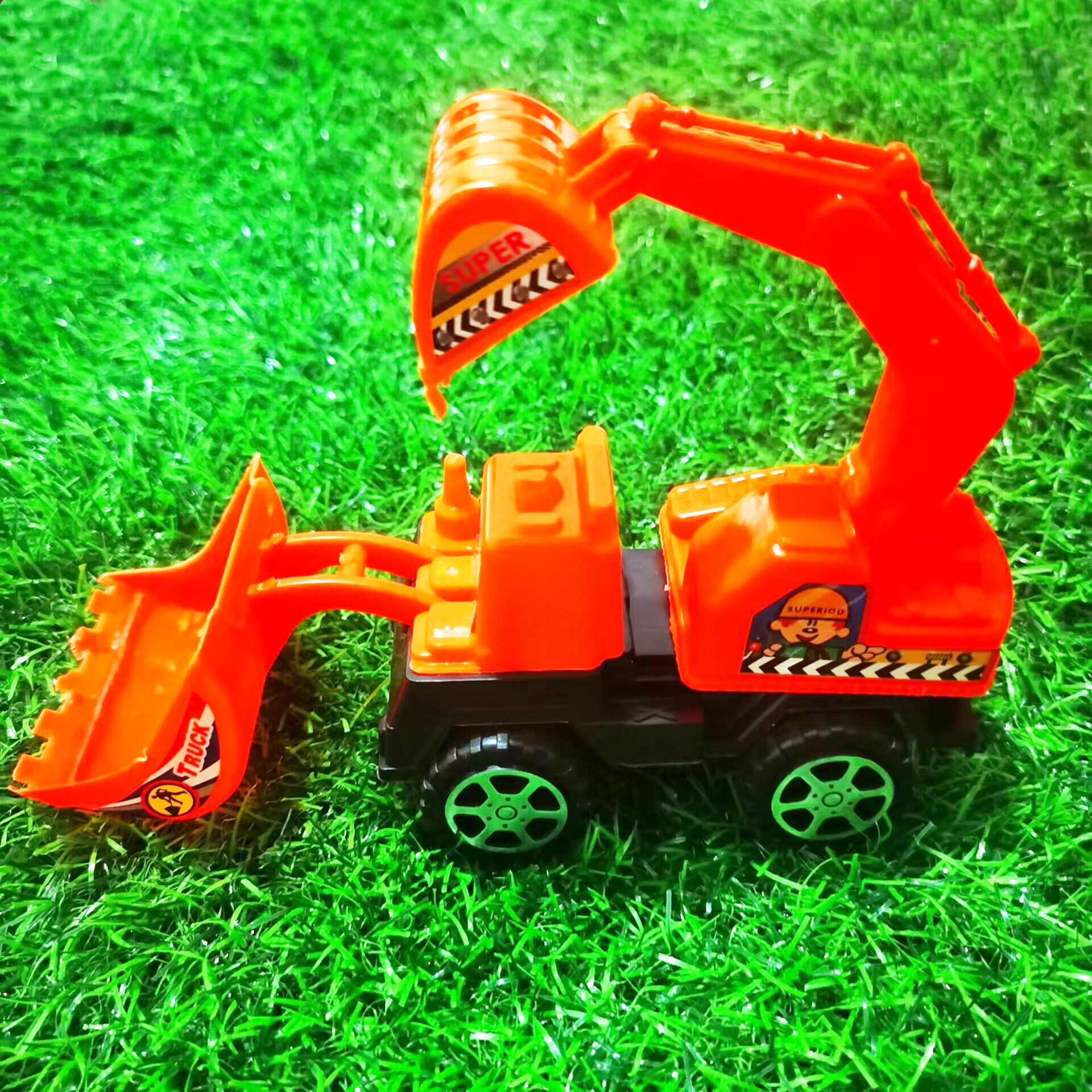 儿童挖土机程小车挖掘机惯性工程车儿童玩具车子义乌厂家地摊批发