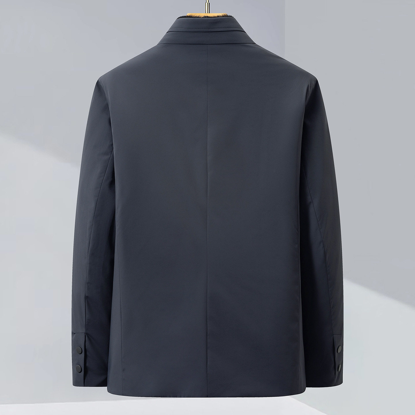 [90% Goose down + Mink Fur Collar] Detachable Liner for Middle-Aged and Elderly Business Casual Thickeneded Goose down Jacket