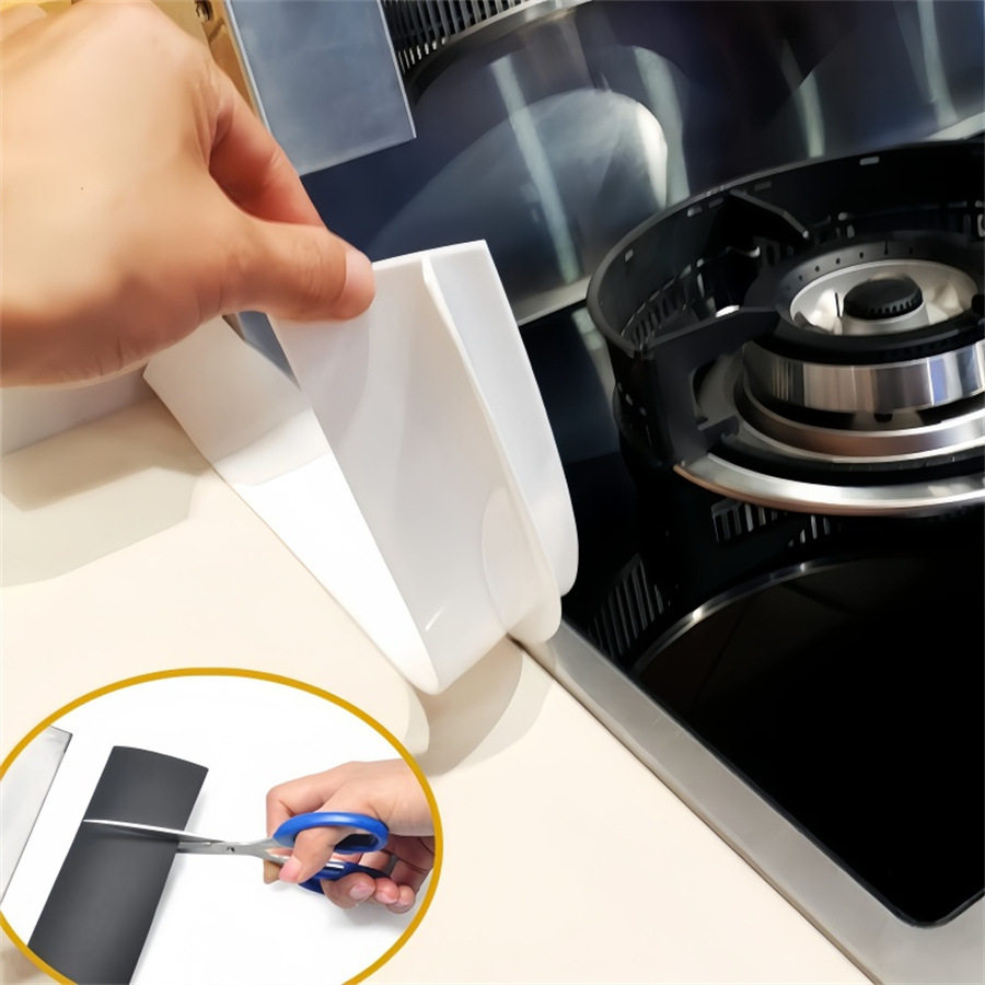 Cross-Border Kitchen Countertop Gap Silicone Stove Countertop Gap Oil-Proof Sticker