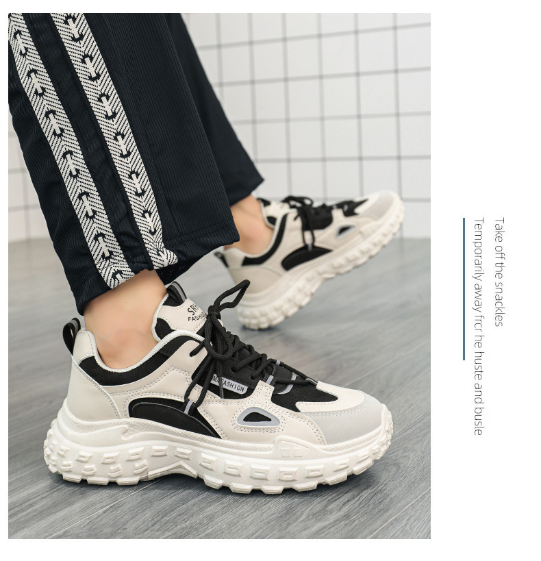 Popular online popular men's shoes New Spring versatile casual height increasing white sports Hong Kong style Daddy ins fashion shoes 4 O1CN01iP7U271fAw5XX3aCY !!2216819813967 0 cib