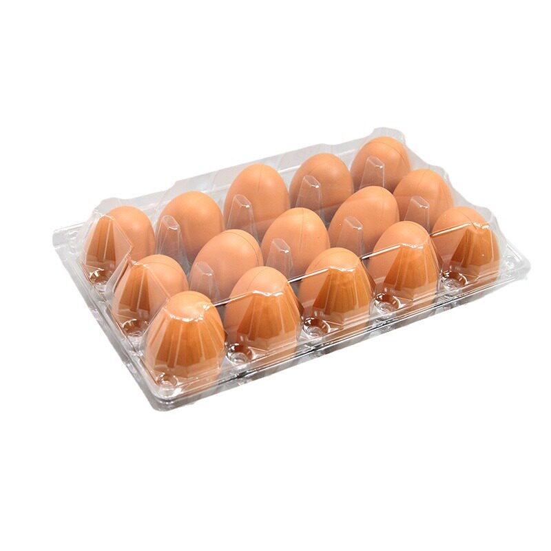 Spot Transparent Egg Tray White Plastic Egg Box Duck Egg Tray Goose Egg Tray 10 Pieces 15 Pieces 20 Pieces 30 Pieces