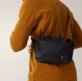 Black--waist bag