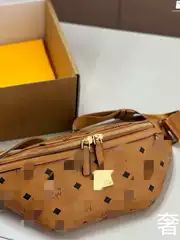 Korean Style Children's Casual Lightweight Crossbody Bag, Printed Waist Bag, New Vintage Pattern Waist Bag, Versatile