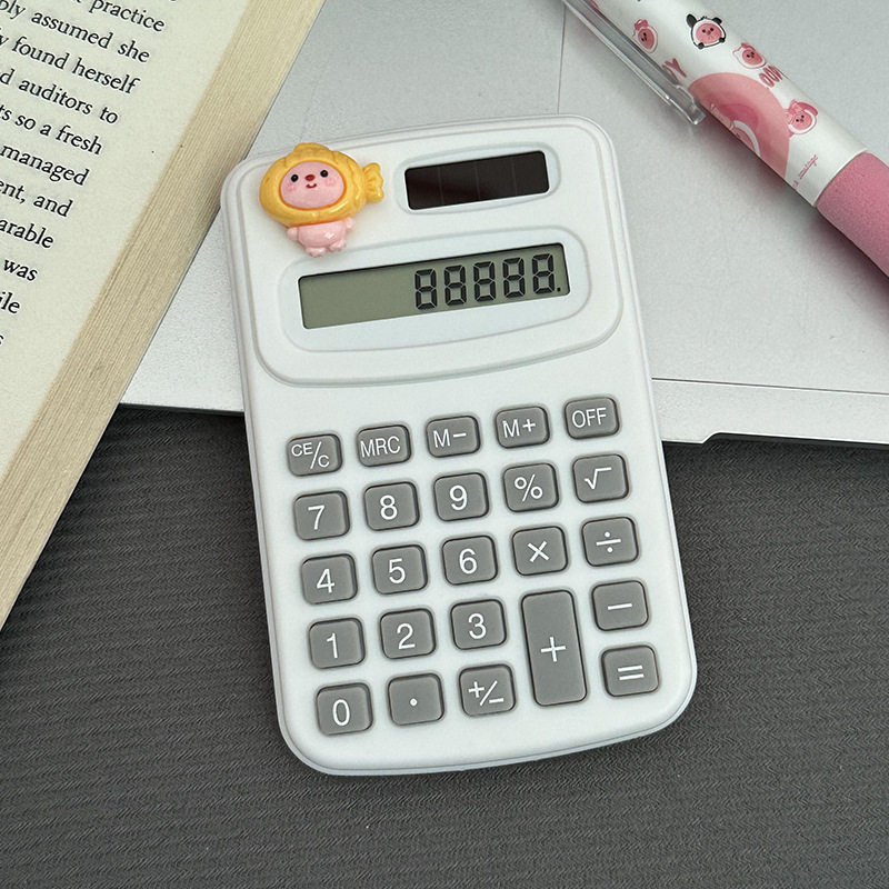 计算器创意可爱卡通学生办公文化用品高颜值迷你便携计算机批发