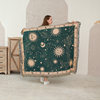 Nordic style starry line blanket Sun God sofa towel full cover sofa cover ins camping blanket a generation of hair