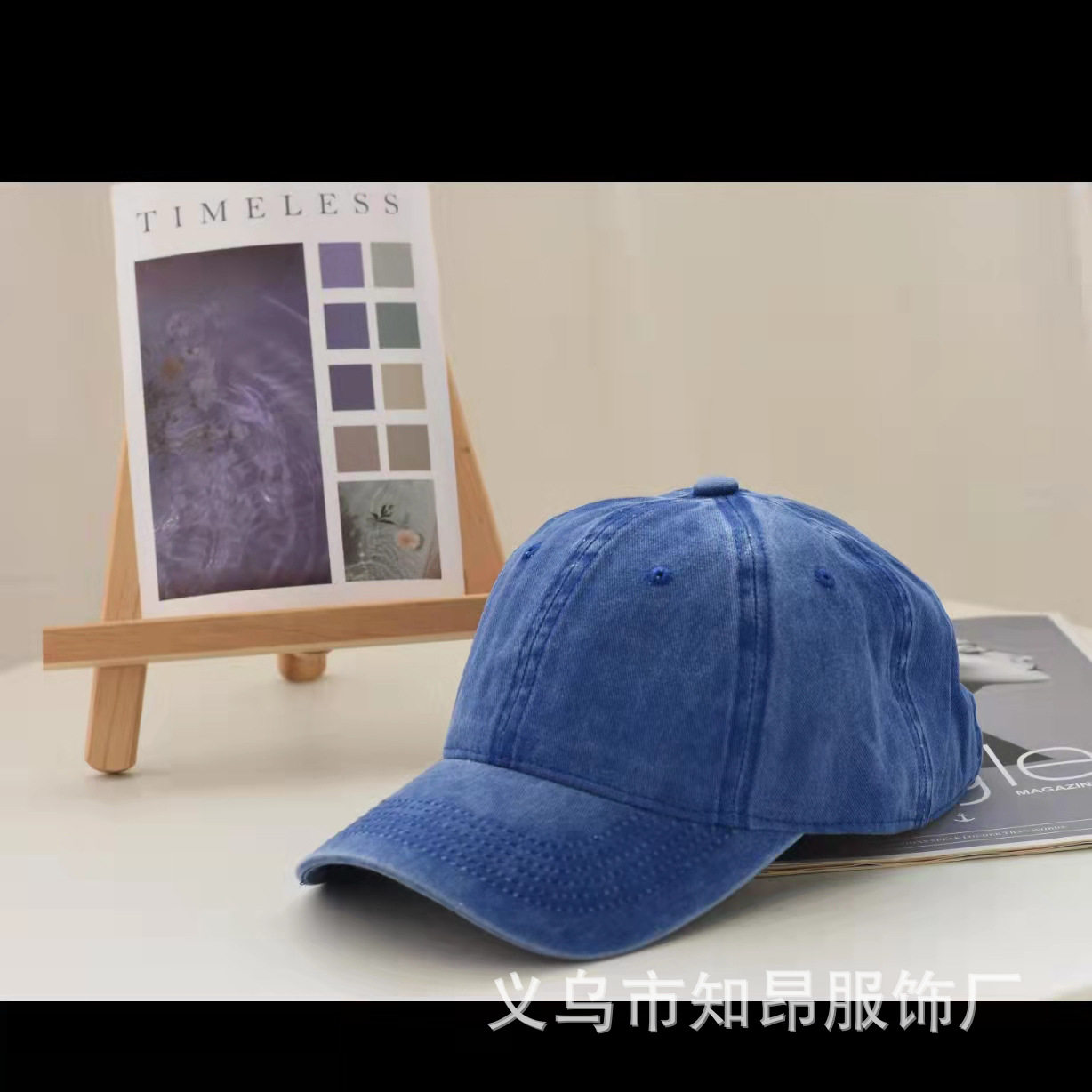 跨境专供棒球帽定印制logo纯棉水洗鸭舌帽团建户外活动广告帽刺绣