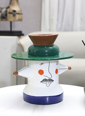 创意样板房人物树脂卡通