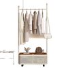 Coat Rack Mobile Clothes Rack Home Bedroom Clothes Dirty Clothes Basket Clothes Rack Floor-Standing Vertical Storage Simple Clothes Rack