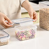 Food Grade Transparent Thickened Plastic Sealed Jar with Lid Snacks Dried Fruit Preservation Storage Jar Grain Storage Box