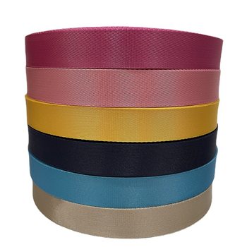Imitation Nylon Webbing, Colorful Dense Herringbone Pattern, Pit Pattern, Luggage Shoulder Strap, Large Stock, Favorable Price, Woven Chinese Style