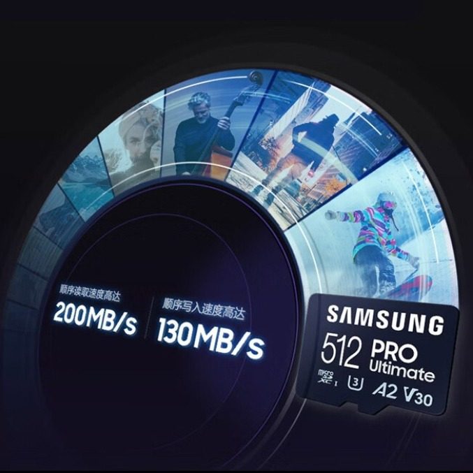 Samsung TF MY256GB memory card 4K ultra high definition for game machine drone reading speed 200MB/s128G