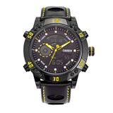 OHSEN Aosheng 1609 Aliexpress часовой механизм с двойным дисплеем часы для спорта и отдыха на открытом воздухе для альпинизма черный корпус и белые символы