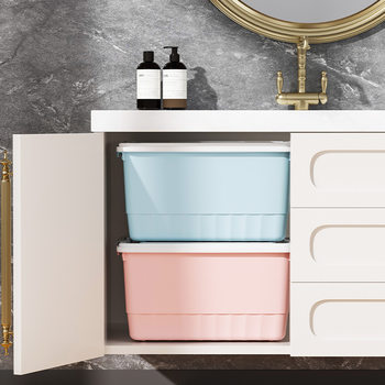 Cross-Border Toy Gift Storage Box with Lid Thickened Sundries Dormitory Storage Box Household Large-Capacity Clothes Storage Box