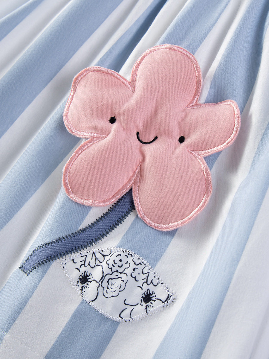 Source Children's Clothing Factory Direct Supply, Cute Short-sleeve Dress, Summer Kids' Skirt, Cotton Girls' Dress