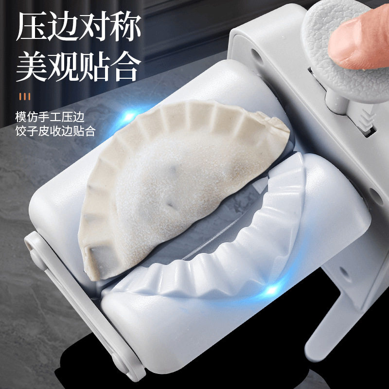 Dumpling Making Artifact, Fully Automatic Dumpling Wrapper Machine, Household Small Dumpling Machine, Tool for Lazy People to Make Dumplings