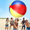 Inflatable Beach Ball Three-Color Ball Pvc 6-Piece Beach Ball Swimming Pool Colorful Inflatable Beach Ball Advertising Ball