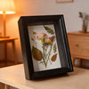 Hollow Dried Flower Photo Frame Empty Frame Display Stand Eternal Flower Butterfly Shell Specimen Frame Creative Handmade DIY Three-Dimensional Picture Frame
