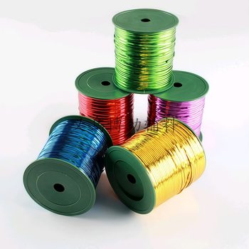 Factory in stock color tie gold wire tie wedding gift box bread bag lollipop packaging gold silver wire tie