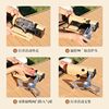 Cassette Stove Outdoor Foldable Portable Camping Stove Household Cookware Gas Stove Strong Fire Windproof Cross-Border