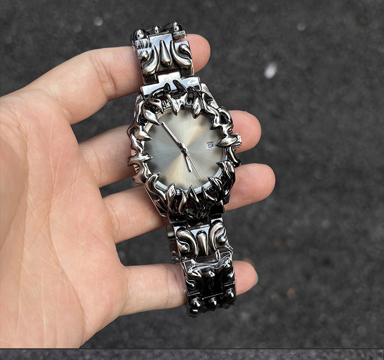 Millennium Vintage Special-Shaped Paw Men's Watch Export Cross-Border Wholesale European and American Trendy Cool Niche Men's Watch 65 O1CN01iSIsTA1PLRT79nRRD !!2218131131824 0 cib