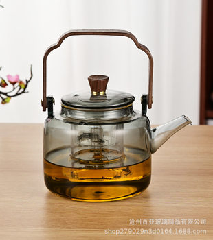 Glass lifting beam teapot electric ceramic stove tea steamer household heat-resistant teapot tea set suit kettle hot sale