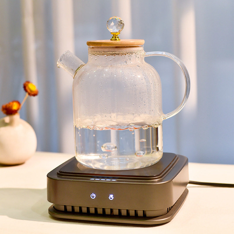 Chinese-Style Teapot, Heat-Resistant Glass Pot, Electric Ceramic Stove, Teapot, Multi-Functional Hot Water Water Kettle, Glass High-End Flower Teapot