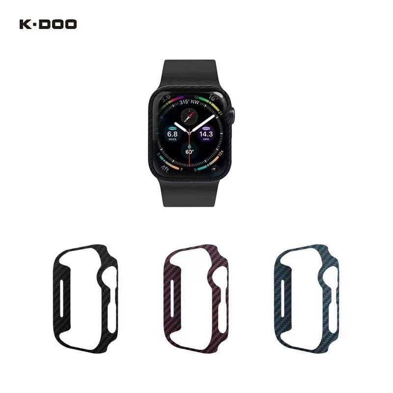 K-DOO Kevlar carbon fiber watch case for Watch6/4/SE5 Apple Watch case