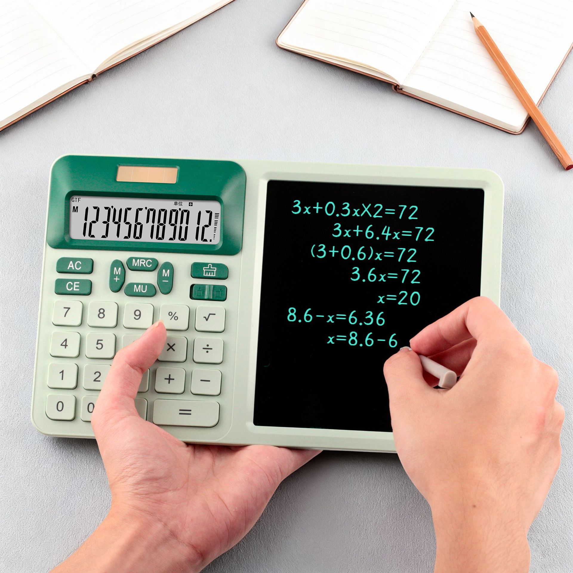 สไตล์เสียงลายมือ Pad เครื่องคิดเลขอเนกประสงค์เดสก์ท็อป Offic...